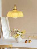 Vintage French Flower Pendant Light