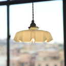 Vintage French Flower Pendant Light