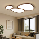 Scandinavian Wood Flush Ceiling Light