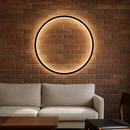 Geometric Circle Halo Wall Light