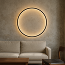 Geometric Circle Halo Wall Light
