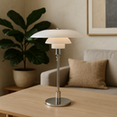 Scandinavian Mushroom Glass Table Lamp