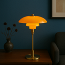 Scandinavian Mushroom Glass Table Lamp