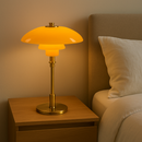 Scandinavian Mushroom Glass Table Lamp