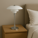 Scandinavian Mushroom Glass Table Lamp