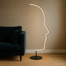 Sculptural Profile Outline Floor Lamp