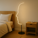 Sculptural Profile Outline Floor Lamp