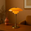 Scandinavian Mushroom Glass Table Lamp
