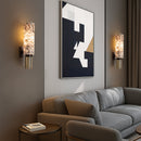 Alabaster Brass Wall Sconce