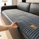Corduroy Quilted Sofa Protector Cover