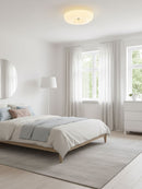Classic Round Cream Ceiling Lamp