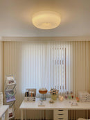 Classic Round Cream Ceiling Lamp