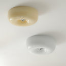 Classic Round Cream Ceiling Lamp