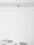 Wood Accent Drum Ceiling Light
