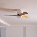 Isben Wooden Ceiling Fan Light