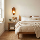 Contemporary Wall Mounted Wooden Lamp