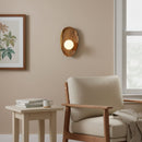 Contemporary Wall Mounted Wooden Lamp
