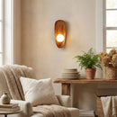 Contemporary Wall Mounted Wooden Lamp