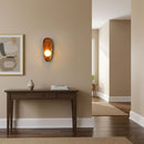 Contemporary Wall Mounted Wooden Lamp
