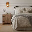 Contemporary Wall Mounted Wooden Lamp