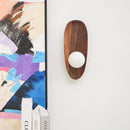 Contemporary Wall Mounted Wooden Lamp
