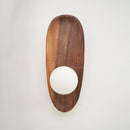 Contemporary Wall Mounted Wooden Lamp