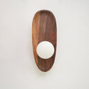 Contemporary Wall Mounted Wooden Lamp
