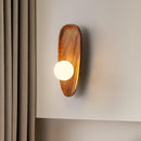 Contemporary Wall Mounted Wooden Lamp