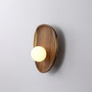 Contemporary Wall Mounted Wooden Lamp