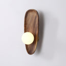 Contemporary Wall Mounted Wooden Lamp