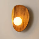 Contemporary Wall Mounted Wooden Lamp