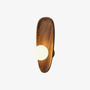 Contemporary Wall Mounted Wooden Lamp