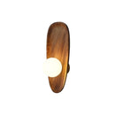 Contemporary Wall Mounted Wooden Lamp