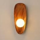 Contemporary Wall Mounted Wooden Lamp