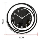 Geometric Layered Orbit Wall Clock