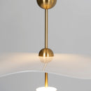 Minimalist Envolee Double Round Pendant