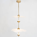 Minimalist Envolee Double Round Pendant