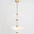 Minimalist Envolee Double Round Pendant
