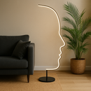 Sculptural Profile Outline Floor Lamp