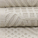 Fava White Machine Woven Rug