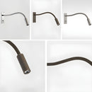 Adjustable LED Gooseneck Wall Light