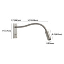 Adjustable LED Gooseneck Wall Light