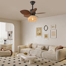 Palm Leaf Ceiling Fan Light