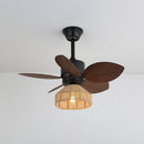 Palm Leaf Ceiling Fan Light