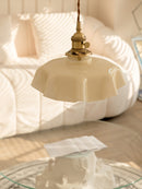 Vintage French Flower Pendant Light