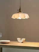 Vintage French Flower Pendant Light
