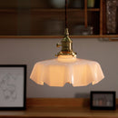 Vintage French Flower Pendant Light