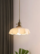 Vintage French Flower Pendant Light