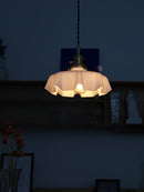Vintage French Flower Pendant Light