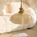 Vintage French Flower Pendant Light